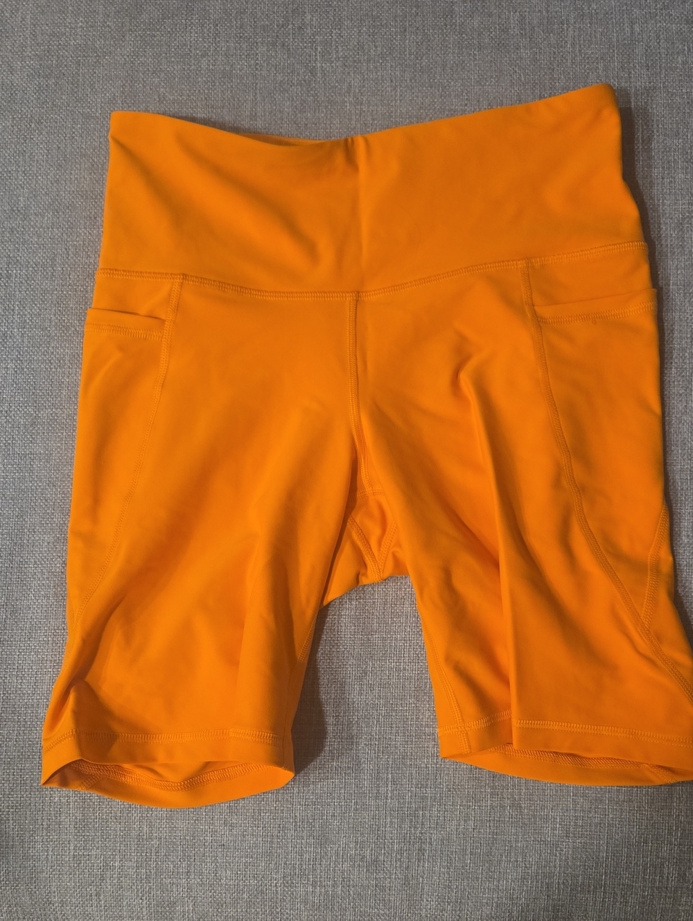 Orange Old Navy Biker Shorts